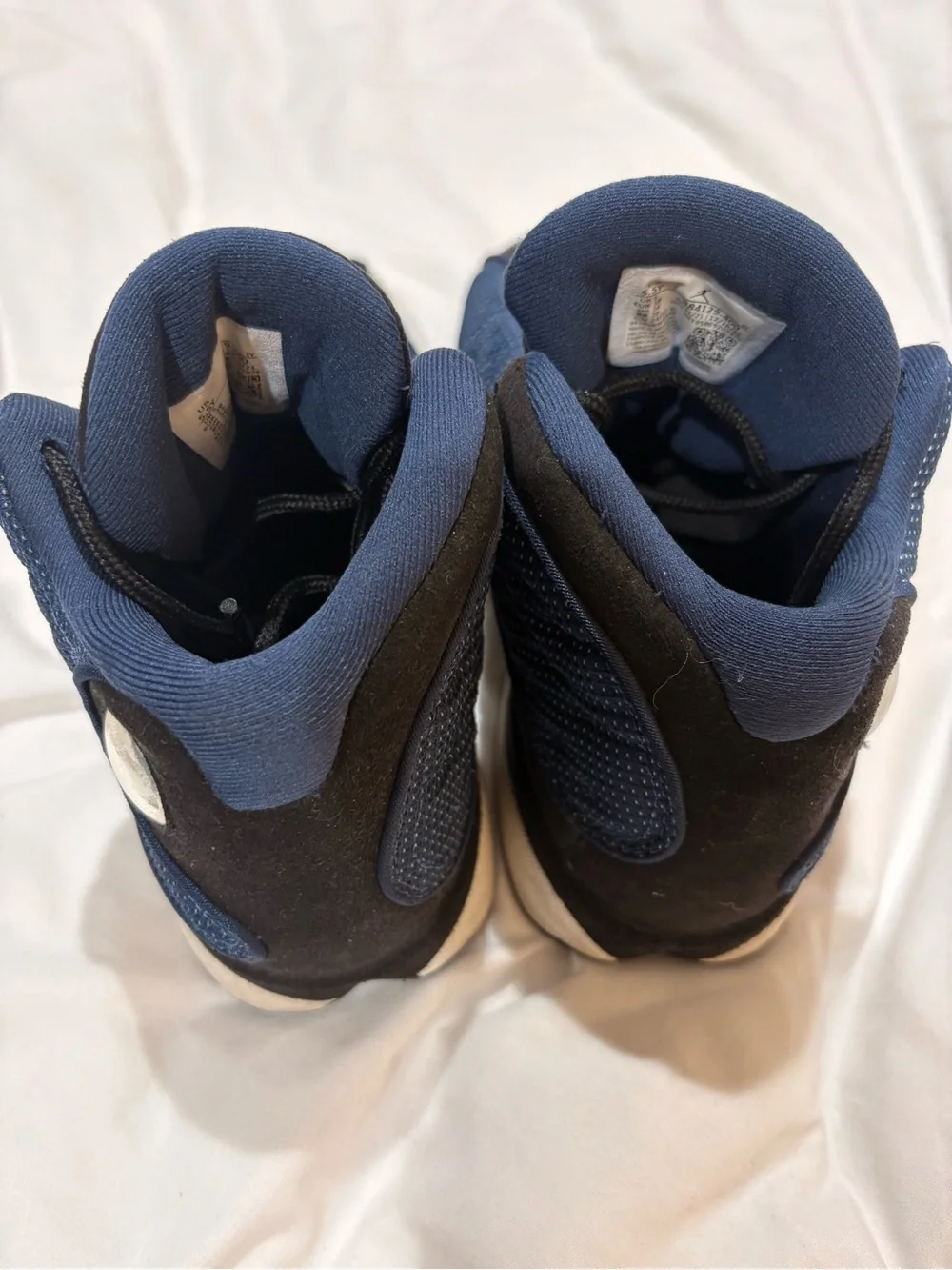 Air Jordan Retro 13 Style Navy & Black Basketball Sneakers 5.5(big boy) no box!!